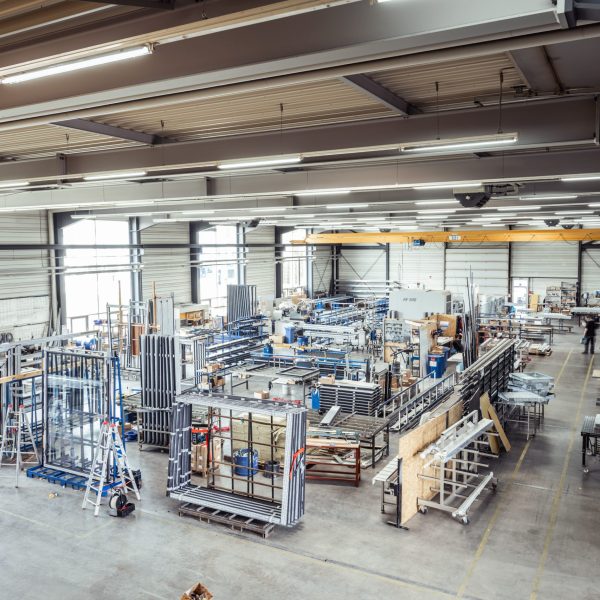 Inneres einer Fabrik